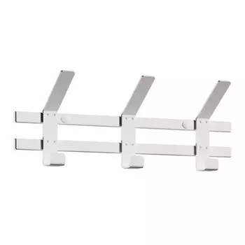 вешалка настенная ТОРОНТО 3 крючка 340х85х168мм металл белая