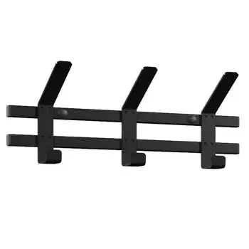 вешалка настенная ТОРОНТО 3 крючка 340х85х168мм металл черная