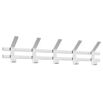 вешалка настенная ТОРОНТО 5 крючка 580х85х168мм металл белая