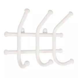 вешалка Норма 3 230х80х165мм белая