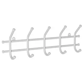 вешалка Норма 5 480х80х165мм белая