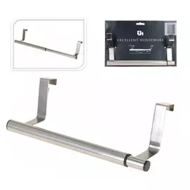 вешалка-рейлинг надверная раздвижная, 250(400) мм, хром, сталь