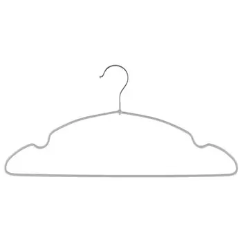 вешалка РЫЖИЙ КОТ 40см для лёгкой одежды металл, ПВХ серый