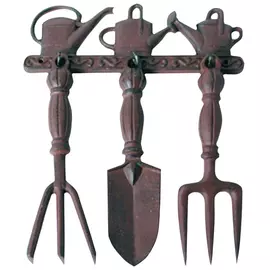 вешалка Садовник 10,5х2х23 см, чугунная