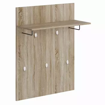 вешалка настенная Сириус 5 крючков 780х1000х316мм ЛДСП сонома