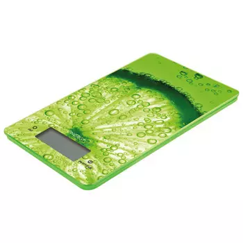 весы кухонные ENERGY EN-423 лайм до 5кг электр. стекло