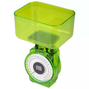 весы кухонные HOMESTAR HS-3004М до 1кг механ. зеленый