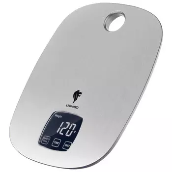 весы кухонные LEONORD LE-1716 до 5кг нерж.сталь серебристый