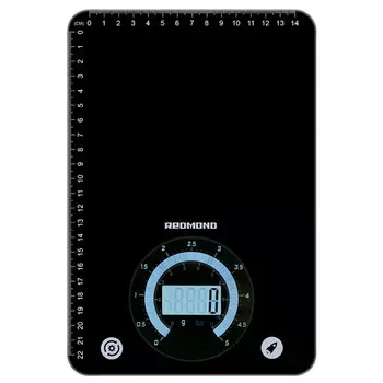весы кухонные REDMOND RS-760 до 5кг стекло черный