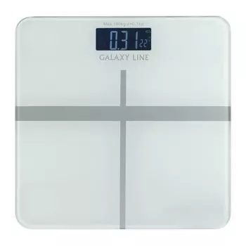 весы напольные GALAXY LINE GL4808 стело до 180 кг белый