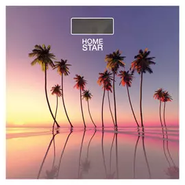 весы напольные HOMESTAR HS-6001S стекло до 180кг розовый