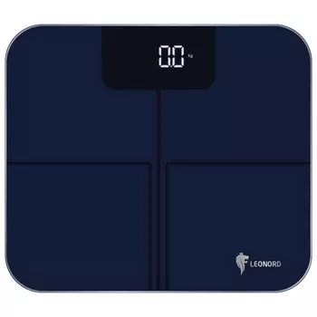 весы напольные LEONORD LE-1215 стекло до 180кг черный