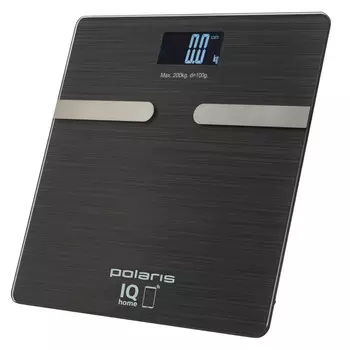 весы напольные POLARIS PWS1892 IQ Home до 200кг графитовый