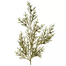 ветка новогодняя Еловая с шишками 85см