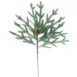 ветка новогодняя Еловая с шишкой 60см