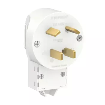 вилка BLANCA для электроплит трехфазная 3р+n 32а 400В белый