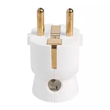 вилка штепсельная прямая с заземлением IP20 16А