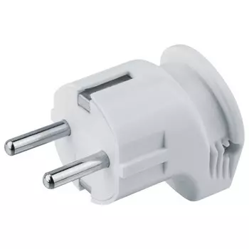 вилка угловая NAVIGATOR NCA-PL04 16A E-WH с/з белая