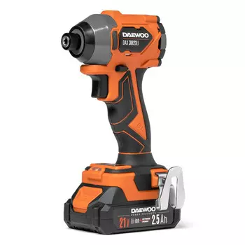 винтоверт ударный DAEWOO DAX 3021Li SET 250Нм 21В Li-Ion 2,5Ач 2АКБ бесщеточный