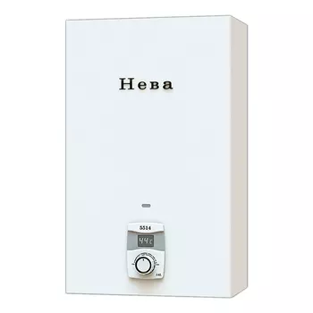 водонагреватель газовый НЕВА 5514Е 27,6кВт белый