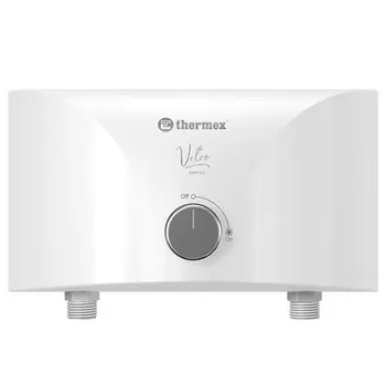 водонагреватель проточный THERMEXVetro 3500 combi 3.5 кВт душ, кран