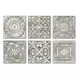 вставка напольная 4,7х4,7 Сонет, серая