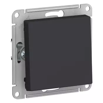 выключатель 1-клавишный Atlas Design карбон