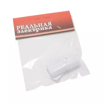 выключатель 1-клавишный для бра белый