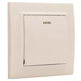 выключатель 1-клавишный EKF Минск 10А с/и бежевый