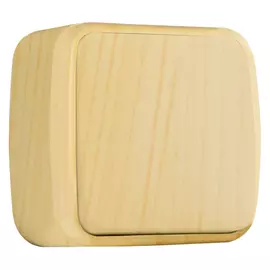 выключатель 1-клавишный EKF Минск 10А светлое дерево