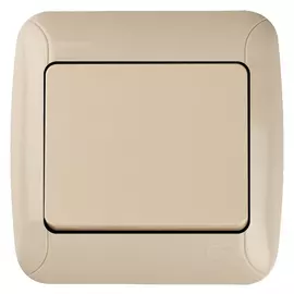 выключатель 1-клавишный GUNSAN Fantasy крем