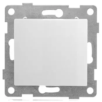 выключатель 1-клавишный GUSI Bravo 10А 250В белый