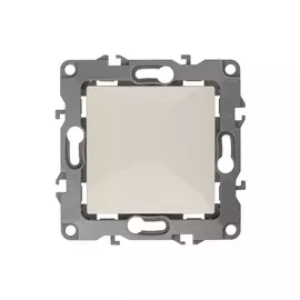 выключатель 1-клавишный ЭРА серия 12, слоновая кость