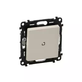 выключатель 1-клавишный LEGRAND Valena Life, с индикатором, слоновая кость