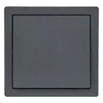 выключатель 1-клавишный LEZARD Leto графит