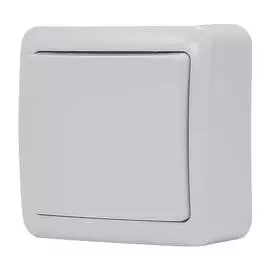 выключатель 1-клавишный LEZARD Viola белый