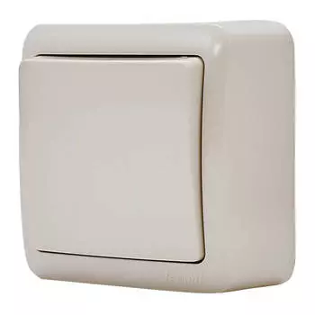 выключатель 1-клавишный LEZARD Viola кремовый