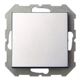 выключатель 1-клавишный LIREGUS Epsilon, серебро