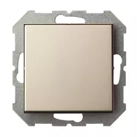 выключатель 1-клавишный LIREGUS Epsilon, шампань