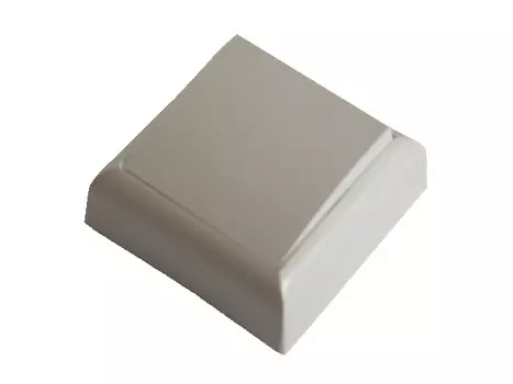 выключатель 1-клавишный Марьяна белый монтаж открытый