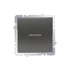 выключатель 1-клавишный NILSON Touran с индикатором, антрацит