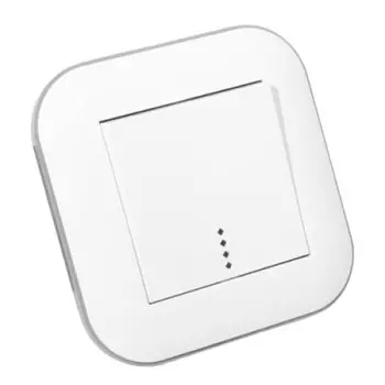 выключатель 1-клавишный OVIVO Loft с индикацией белый