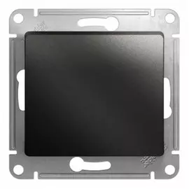 выключатель 1-клавишный SCHNEIDER ELECTRIC Glossa 10А антрацит