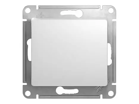 выключатель 1-клавишный SCHNEIDER ELECTRIC Glossa, белый