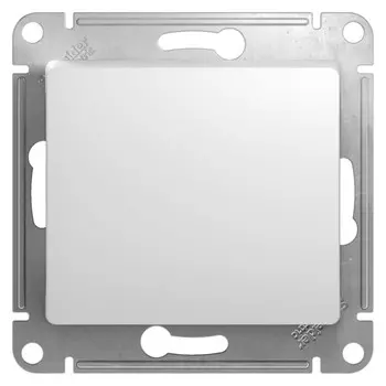 выключатель 1-клавишный SCHNEIDER ELECTRIC Glossa белый