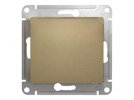выключатель 1-клавишный SCHNEIDER ELECTRIC Glossa, титан