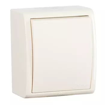 выключатель 1-клавишный SIMON серия 15 Aqua IP54, слоновая кость