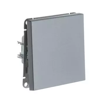 выключатель 1-клавишный SYSTEME ELECTRIC Art Gallery сх.1 алюминий