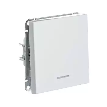 выключатель 1-клавишный SYSTEME ELECTRIC Art Gallery 10A с/и белый