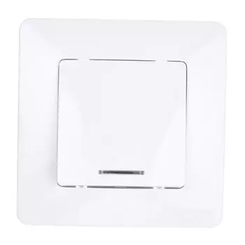 выключатель 1 клавишный SYSTEME ELECTRIC Blanca (cх.1) с/и 10А 250В белый
